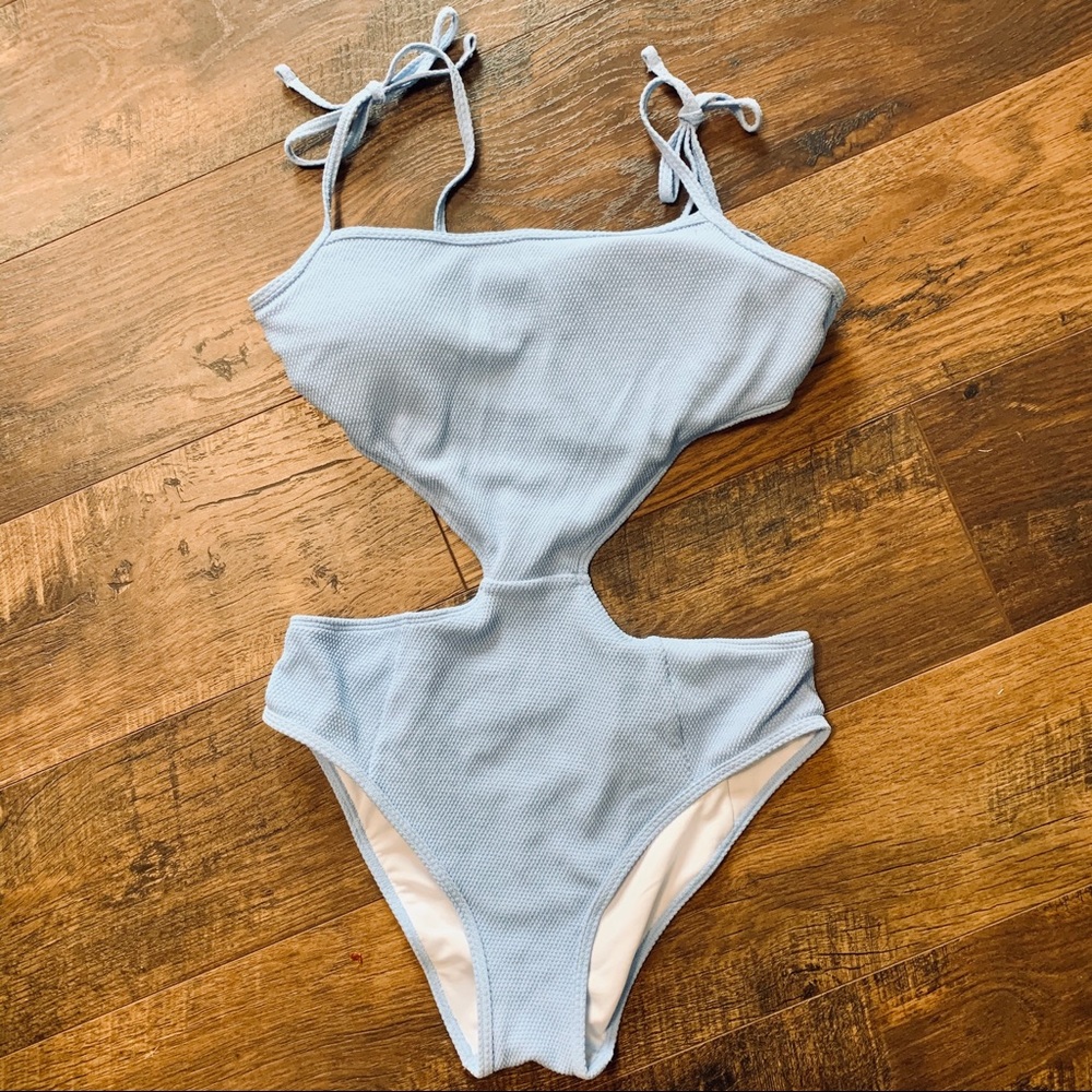 Abercrombie light blue swimsuit